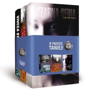 Pakiet Czarna Seria I. Na spokojnych wodach; Ponad wszelką wątpliwość; Zagadki przeszłości. Autor: Kate Atkinson, Viveca Sten, Persson-Giolito Malin. Multiszop.pl Okładka książki Pakiet Czarna Seria I. Na spokojnych wodach; Ponad wszelką wątpliwość; Zagadki przeszłości
