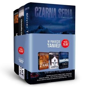 Pakiet Czarna Seria II. Nagi ambasador; Niewidzialny człwoiek z Salem; Ostatni Lapończyk. Autor: Magnus Zaar, Christoffer Carlsson. Multiszop.pl Okładka książki Pakiet Czarna Seria II. Nagi ambasador; Niewidzialny człwoiek z Salem; Ostatni Lapończyk