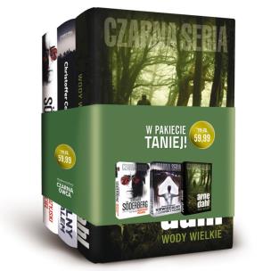 Pakiet Czarna Seria III. Andaluzyjski przyjaciel; Niewidzialny człwoiek z Salem; Wody wielkie. Autor: Alexander Soderberg, Christoffer Carlsson, Arne Dahl. Multiszop.pl Okładka książki Pakiet Czarna Seria III. Andaluzyjski przyjaciel; Niewidzialny człwoiek z Salem; Wody wielkie