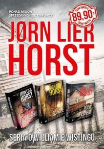 Pakiet kryminalny Horst: Jaskiniowiec/Psy gończe/Poza sezonem. Autor: Jorn Lier Horst. Multiszop.pl Okładka książki Pakiet kryminalny Horst: Jaskiniowiec/Psy gończe/Poza sezonem