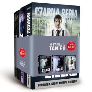 Pakiet Mariusz Zielke. Wyrok; Formacja trójkąta; Człowiek, który musiał umrzeć. Autor: Mariusz Zielke. Multiszop.pl Okładka książki Pakiet Mariusz Zielke. Wyrok; Formacja trójkąta; Człowiek, który musiał umrzeć