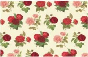 Opakowanie Perfumowany papier ozdobny Róże (6szt)