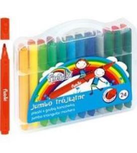 Opakowanie Pisaki Jumbo trójkątne 24 kolory