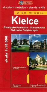 Okładka książki Plan Miasta DAUNPOL. Kielce br
