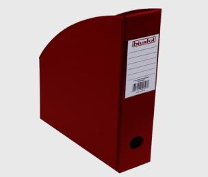 Opakowanie Pojemnik na czasopisma 10 cm bordowy