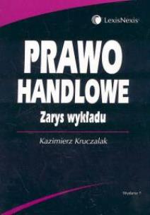 Okładka książki Prawo handlowe Zarys wykładu