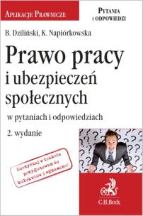 Okładka książki Prawo pracy i ubezpieczeń społecznych w pytaniach i odpowiedziach