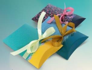 Opakowanie Pudełko Push 4 mix wzorów 370x250x70