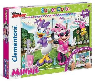 Okładka książki Puzzle 104 App Minnie i Daisy w Paryżu