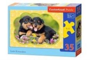 Opakowanie Puzzle 35 Little Rottweilers CASTOR