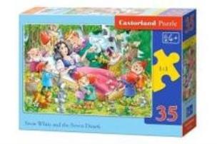 Opakowanie Puzzle 35 Snow White and the seven dwarfs CASTOR