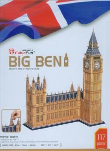Opakowanie Puzzle 3D Zegar Big Ben duży zestaw
