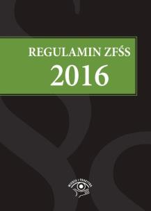 Okładka książki Regulamin ZFŚS 2016