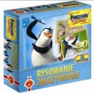 Opakowanie Rysowanie zmazywanie Pingwiny z Madagaskaru