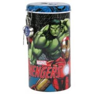 Opakowanie Skarbonka z kłódką Avengers 99 DERFORM