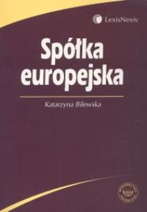 Okładka książki Spółka europejska