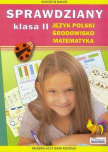 Okładka książki Sprawdziany J.polski, Środowisko, Mat. kl.2 w.2015