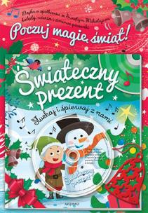 Świąteczny prezent. Słuchaj i śpiewaj razem z nami. Pakiet. Autor: Opracowanie zbiorowe. Multiszop.pl Okładka książki Świąteczny prezent. Słuchaj i śpiewaj razem z nami. Pakiet
