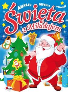 Okładka książki Święta z Mikołajem