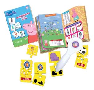 Okładka książki Świnka Peppa. Książka z magicznym długopisem