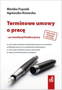 Okładka książki Terminowe umowy o pracę - po nowelizacji Kodeksu pracy