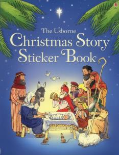 Okładka książki The Christmas Story Sticker Book