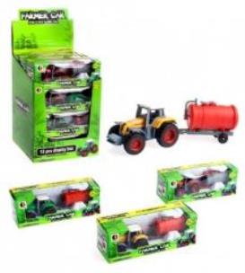Opakowanie Traktor metalowy z przyczepą mix