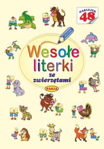 Okładka książki Wesołe literki ze zwierzętami