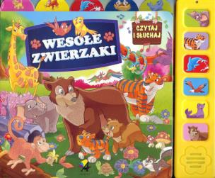 Okładka książki Wesołe zwierzaki Czytaj i słuchaj