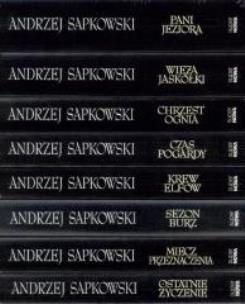 Okładka książki Wiedźmin T.1-8 Pakiet czarny