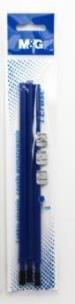 Opakowanie Wkład do usuwalnego długopisu niebieski (3szt) M&G
