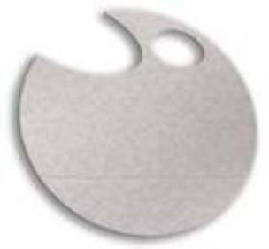 Opakowanie Wstążka filcowa 0,5cm x 6m biała (13szt) MONA