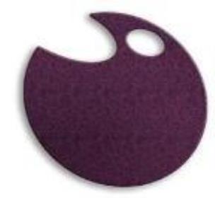 Opakowanie Wstążka filcowa 0,5cm x 6m ciem fiolet (13szt)MONA