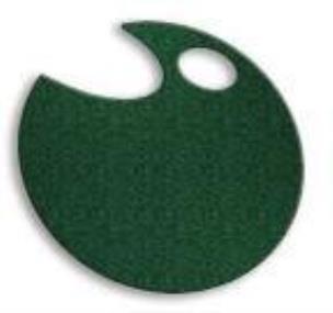 Opakowanie Wstążka filcowa 0,5cm x 6m ciem zieleń (13szt)MONA