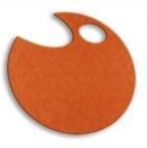 Opakowanie Wstążka filcowa 0,5cm x 6m pomarańcz (13szt) MONA