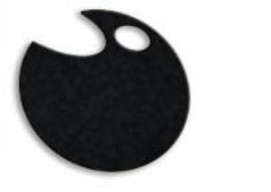 Opakowanie Wstążka filcowa 1cm x 6m czarna (13szt) MONA