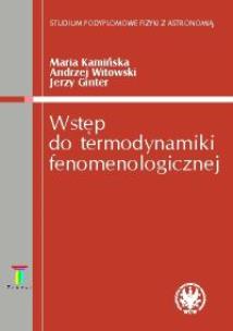Okładka książki Wstęp do termodynamiki fenomenologicznej