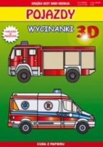 Okładka książki Wycinanki 3D. Pojazdy