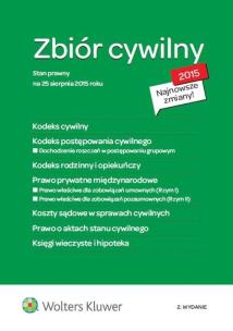 Okładka książki Zbiór cywilny 2015