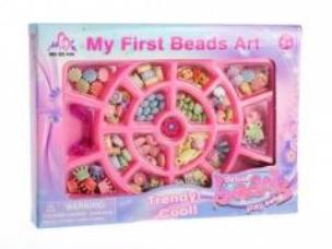 Opakowanie Zestaw kolorowych koralików do nawlekania