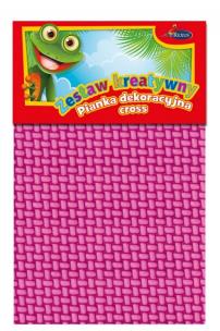 Okładka książki ZESTAW KREATYWNY A4/5 DEKORACYJNA PIANKA CROSS