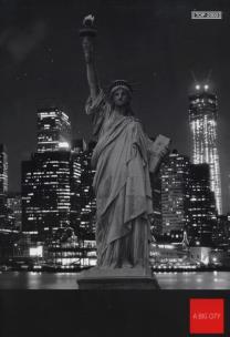 Opakowanie Zeszyt A4 Top-2000 w linie 96 kartek New York Statua Wolności