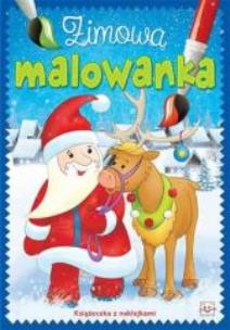 Zimowa malowanka. Autor: praca zbiorowa. Multiszop.pl Okładka książki Zimowa malowanka