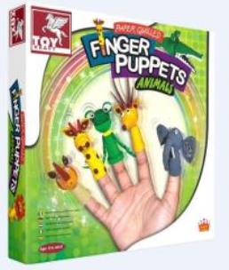 Okładka książki Zrób Pacynki TOY KRAFT