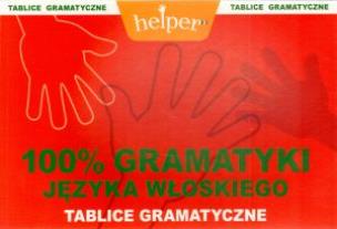 Okładka książki 100% Gramatyki j.włoskiego Tablice KRAM
