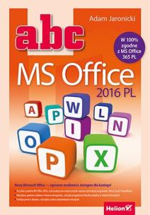 Okładka książki ABC MS Office 2016 PL