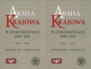 Opakowanie Armia Krajowa w dokumentach 1939-1945 Tom 1 część 1 i 2