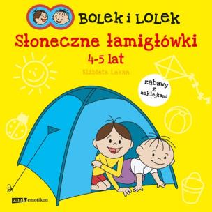 Okładka książki Bolek i Lolek. Słoneczne łamigłówki
