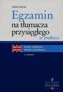 Okładka książki Egzamin na tłumacza przysięgłego w praktyce