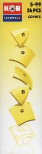 Opakowanie Geomag Kor Cover 26 elementów żółty